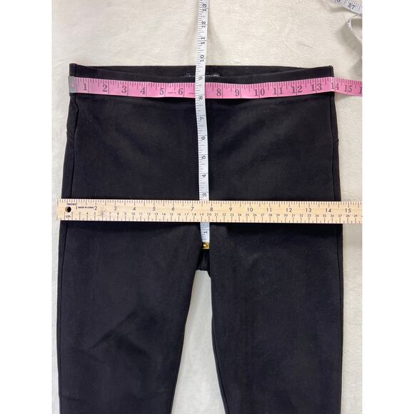 David Lerner New York Barlow Faux Suede Soft Legging Pant Black Small 4-6 - Picture 6 of 8